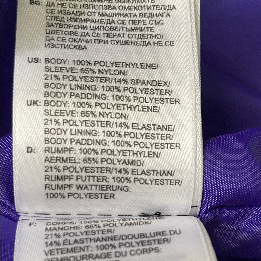 Women's Adidas Climaproof  Jacket - Purple SZ XL - Picture 8 of 8